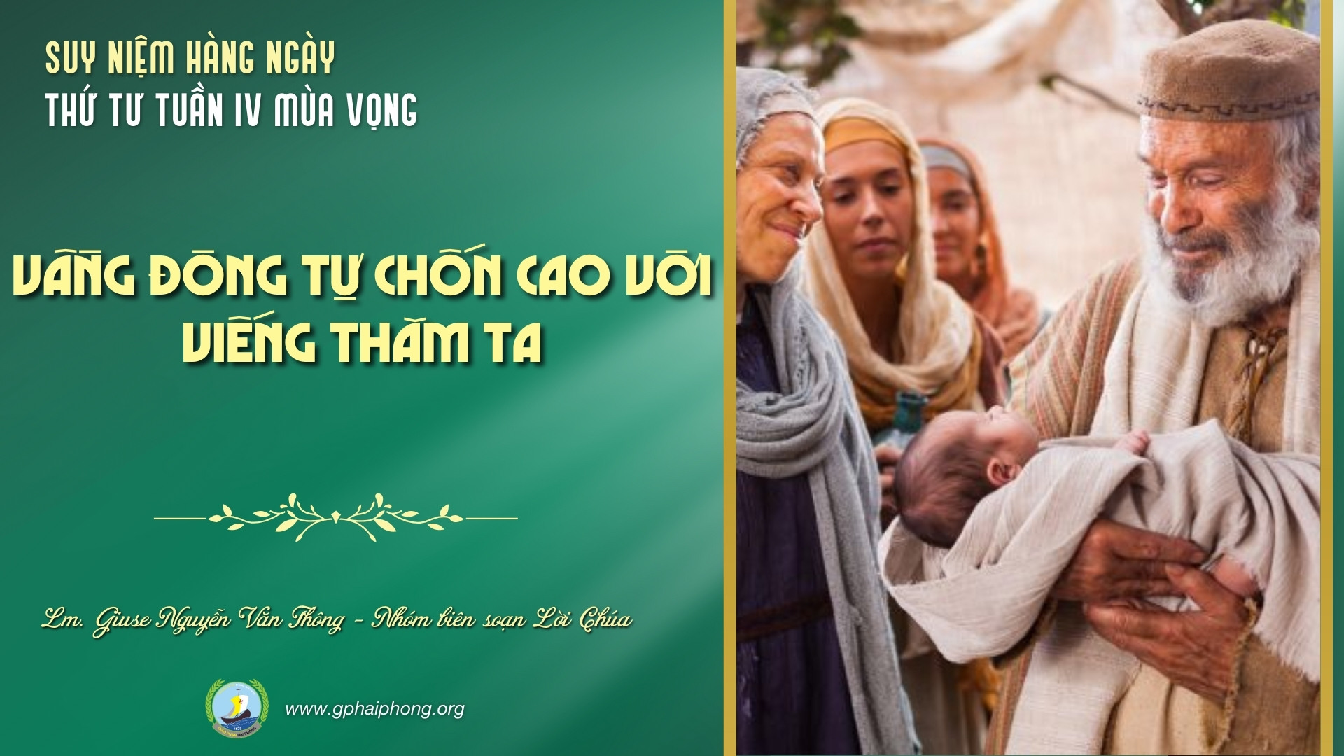 Suy Niệm Lời Chúa Hàng Ngày | Thứ Tư tuần IV Mùa Vọng I Ngày 24.12